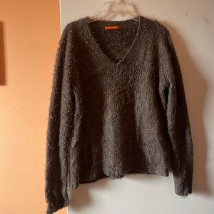 Grey Shag Sweater